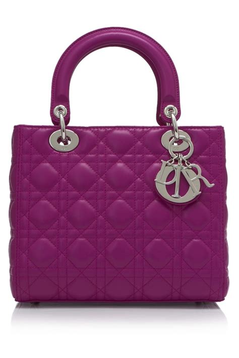 lady dior toxic purple|Lady Dior designer bag.